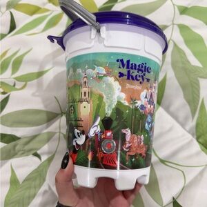 Disneyland Magic Key 100 Years of Wonder popcorn bucket